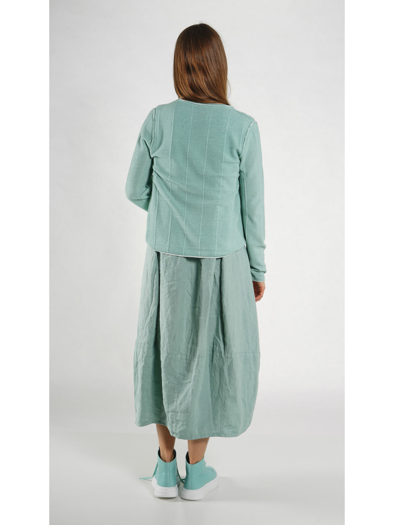 Rundholz Black Label - Schmale Lyocell Strickjacke - 1263507102