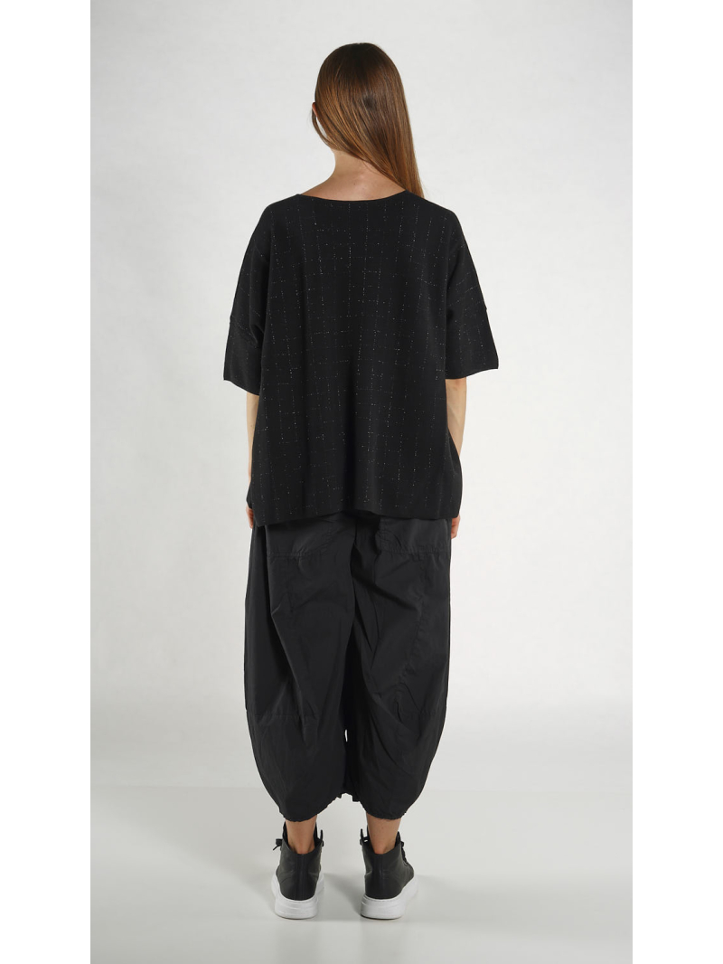 Rundholz Black Label - Weiter Baumwoll Strick Pullover - 1263520704