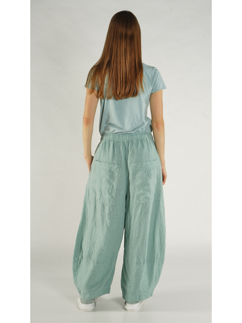 Rundholz Black Label - Ballonförmige Leinen Hose - 1263540109