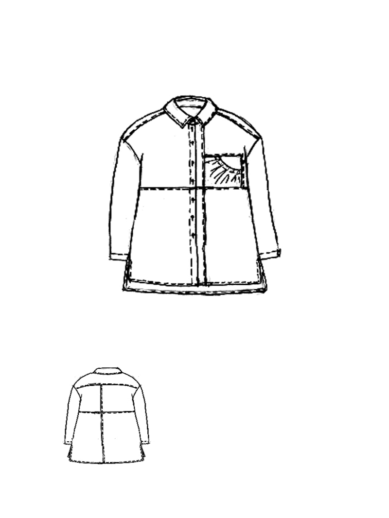 Rundholz Black Label - Gerade weite Leinen Bluse - 1263540411