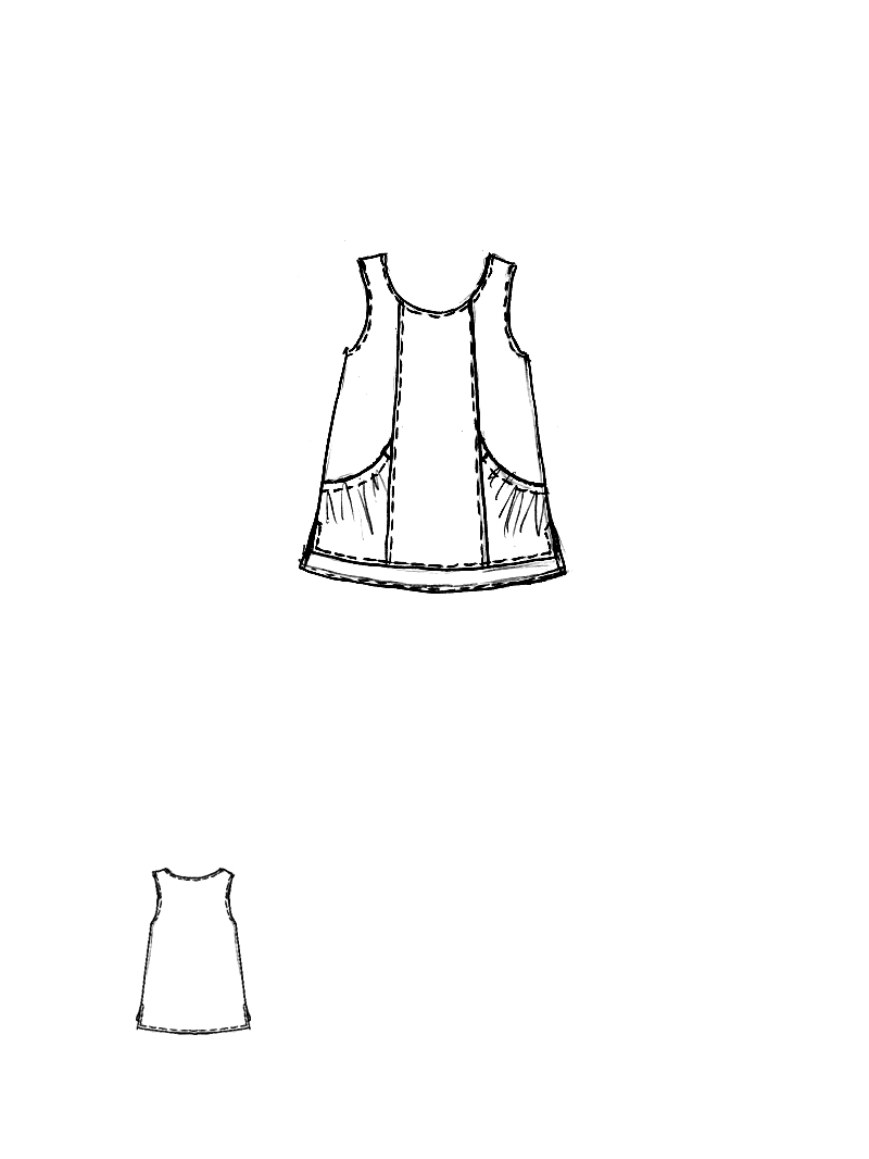 Rundholz Black Label - A-förmiges Leinen Top - 1263540805