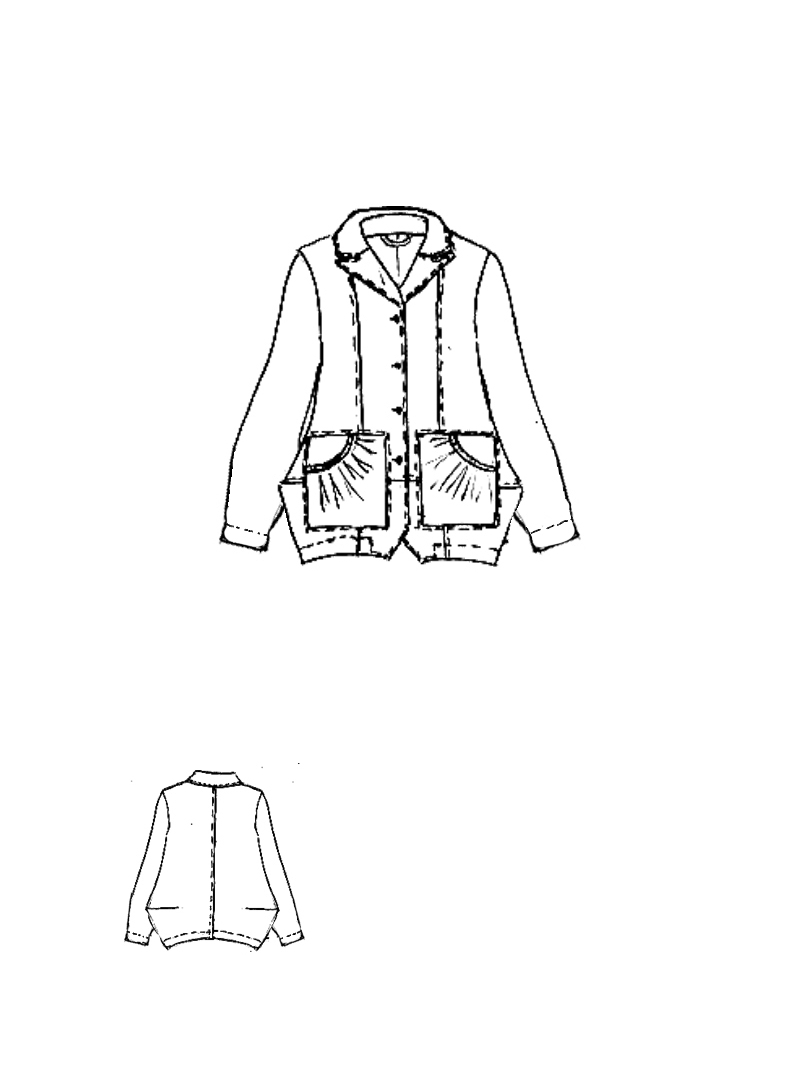 Rundholz Black Label - Ausgestellte Leinenjacke mit Details - 1263541101