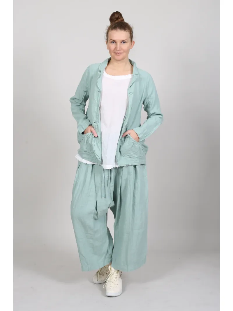 Rundholz Black Label - Veste en lin évasée avec détails - 1263541101