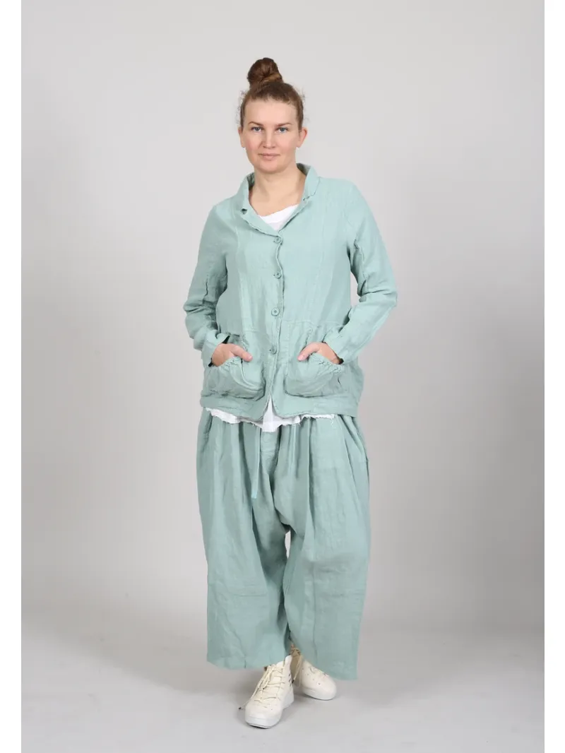 Rundholz Black Label - Veste en lin évasée avec détails - 1263541101