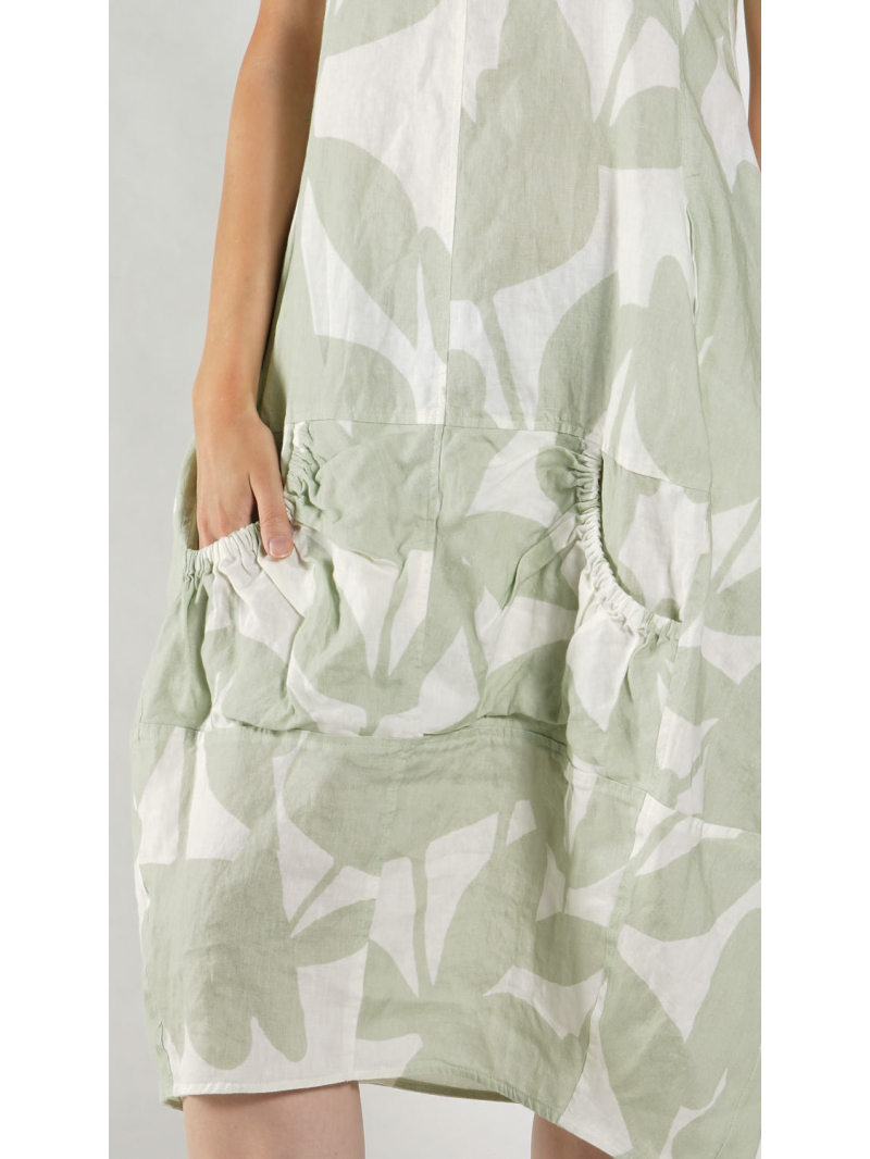 Rundholz Black Label - Ballonförmiges Leinen Kleid - 1263550902