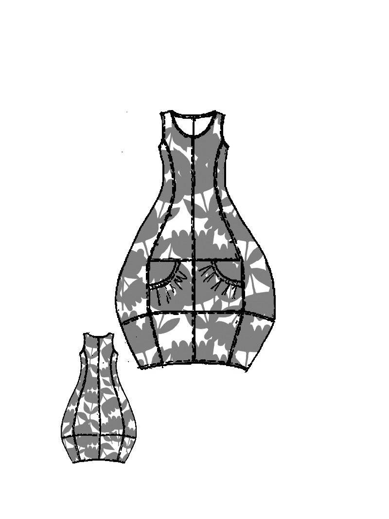 Rundholz Black Label - Ballonförmiges Leinen Kleid - 1263550902