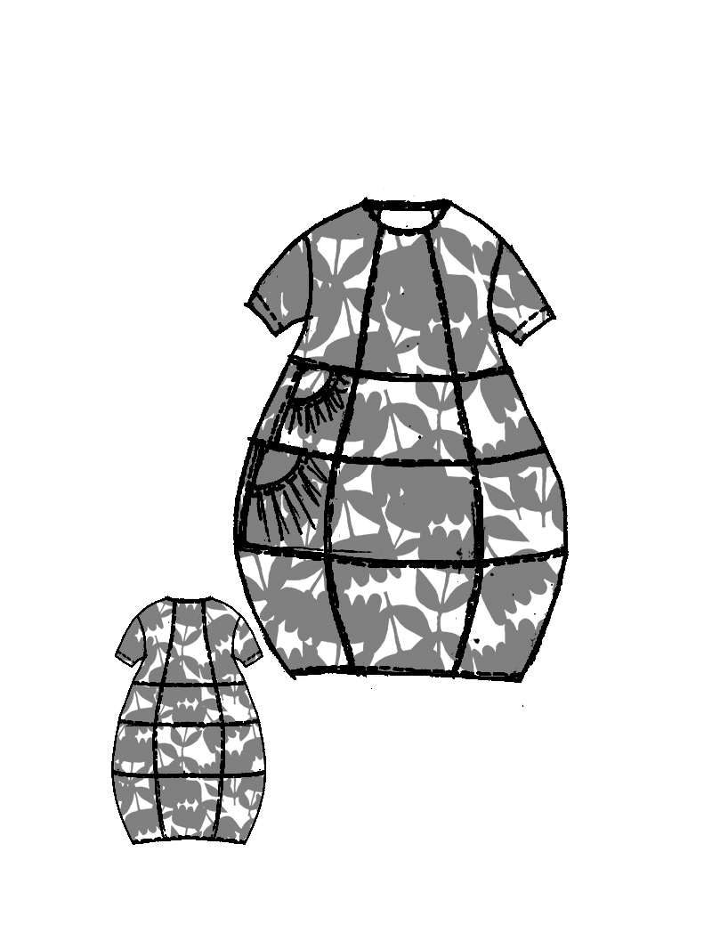 Rundholz Black Label - Ballonförmiges Kleid mit Teilungsnähten - 1263550905