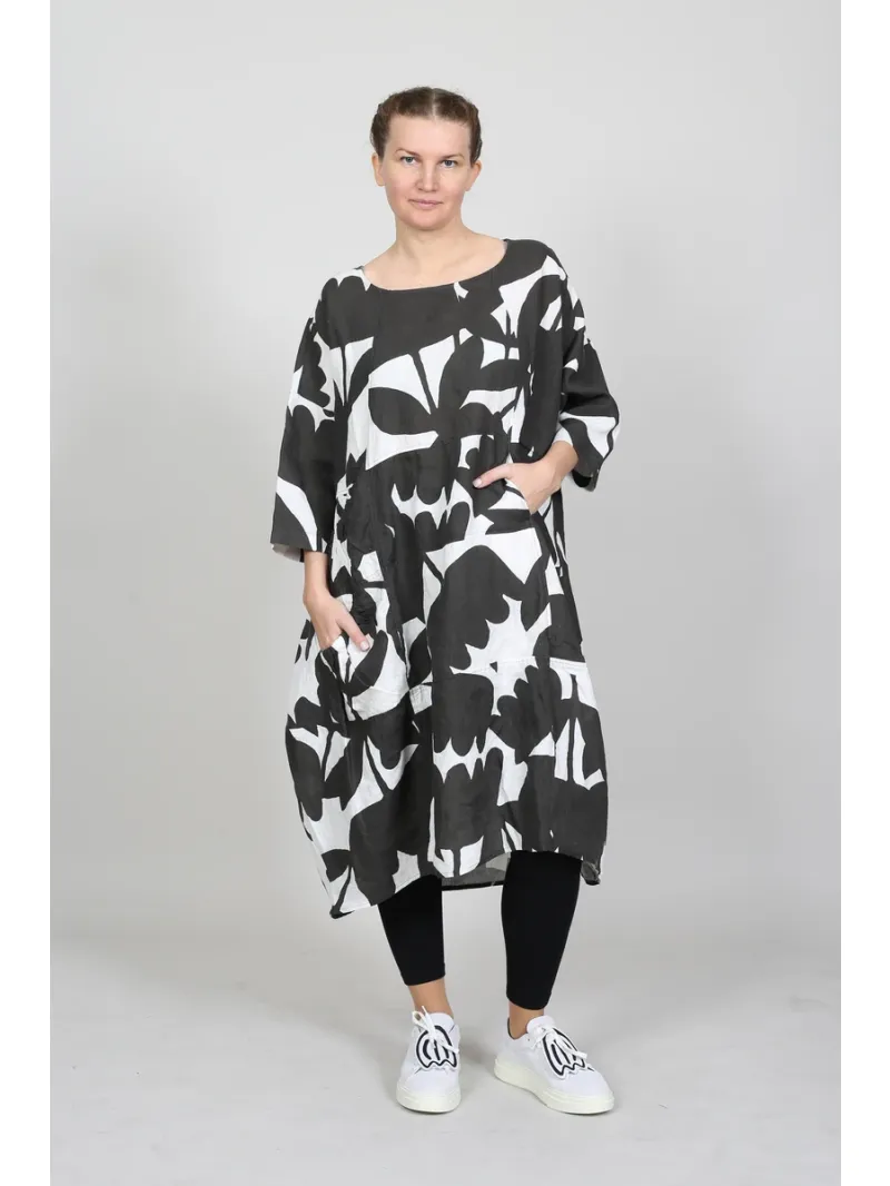 Rundholz Black Label - Balloon-shaped dress with dividing seams - 1263550905