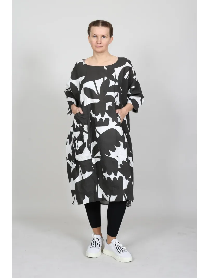 Rundholz Black Label - Balloon-shaped dress with dividing seams - 1263550905