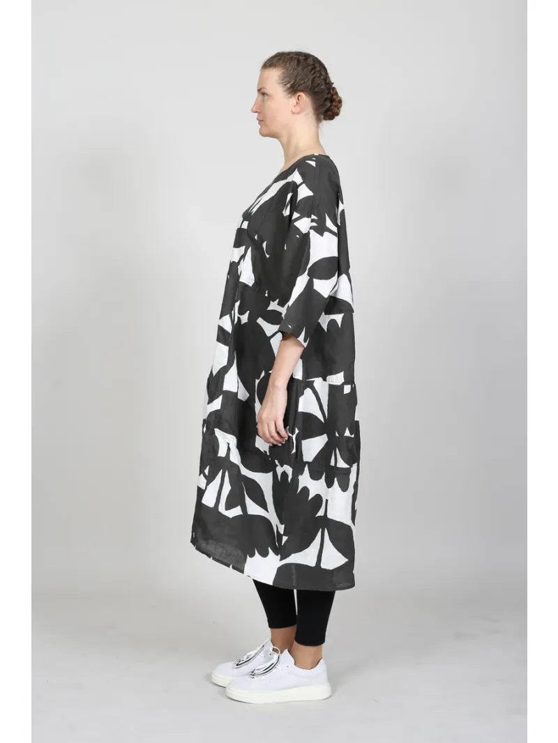 Rundholz Black Label - Balloon-shaped dress with dividing seams - 1263550905