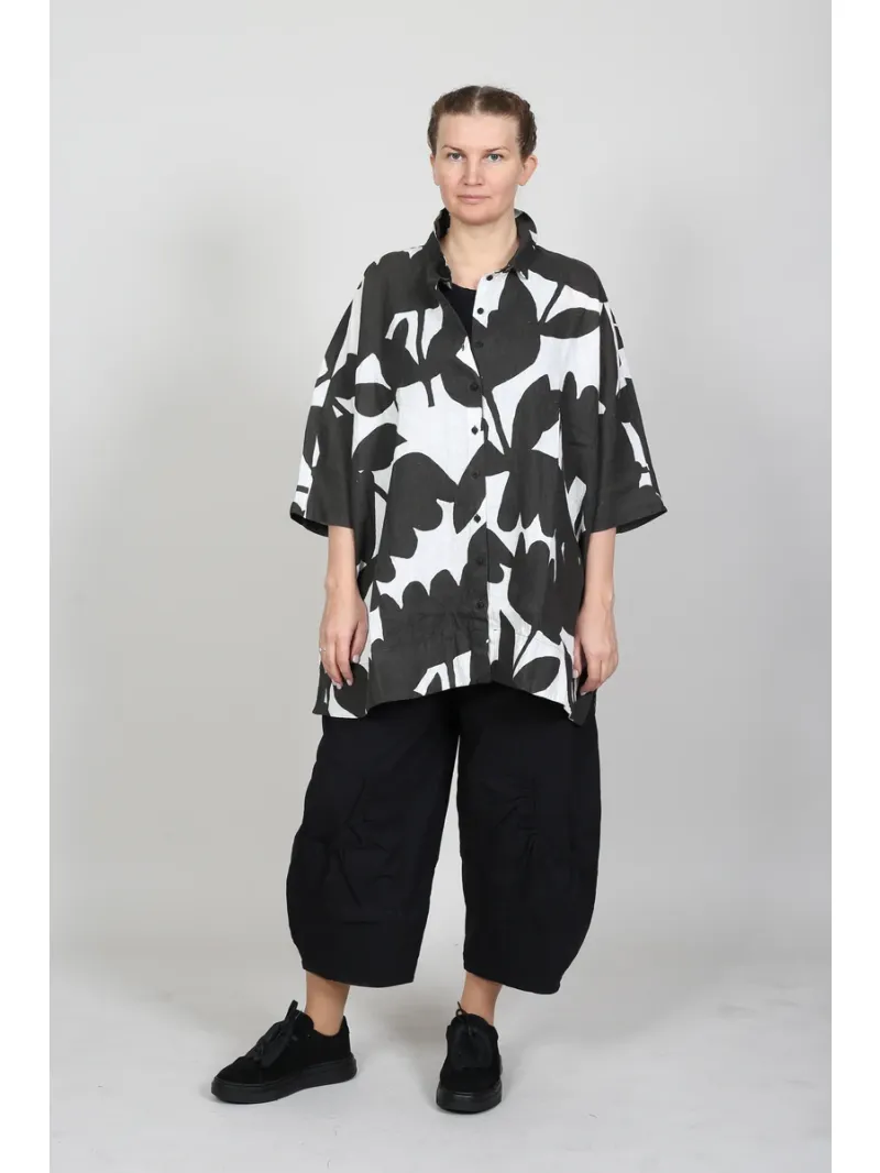 Rundholz Black Label - Flared linen dress with style - 1263550906