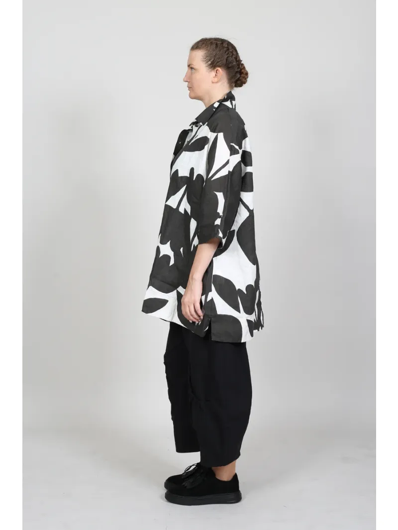 Rundholz Black Label - Flared linen dress with style - 1263550906