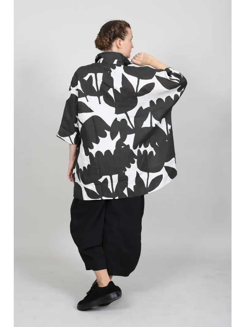 Rundholz Black Label - Flared linen dress with style - 1263550906