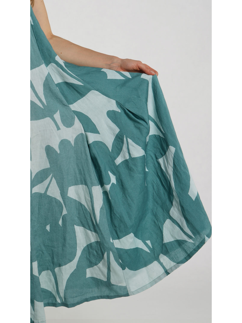 Rundholz Black Label - A-förmiges Leinen Kleid - 1263550907