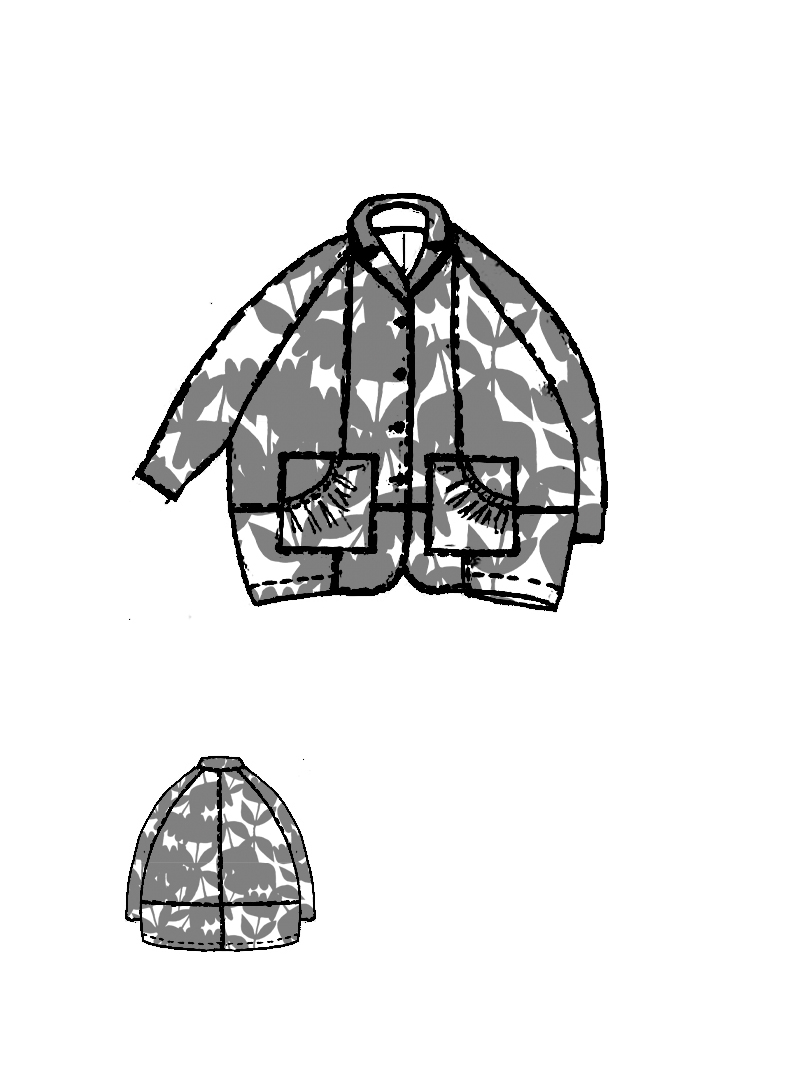 Rundholz Black Label - Gerade geschnittene Leinenjacke mit Nähten - 1263551101