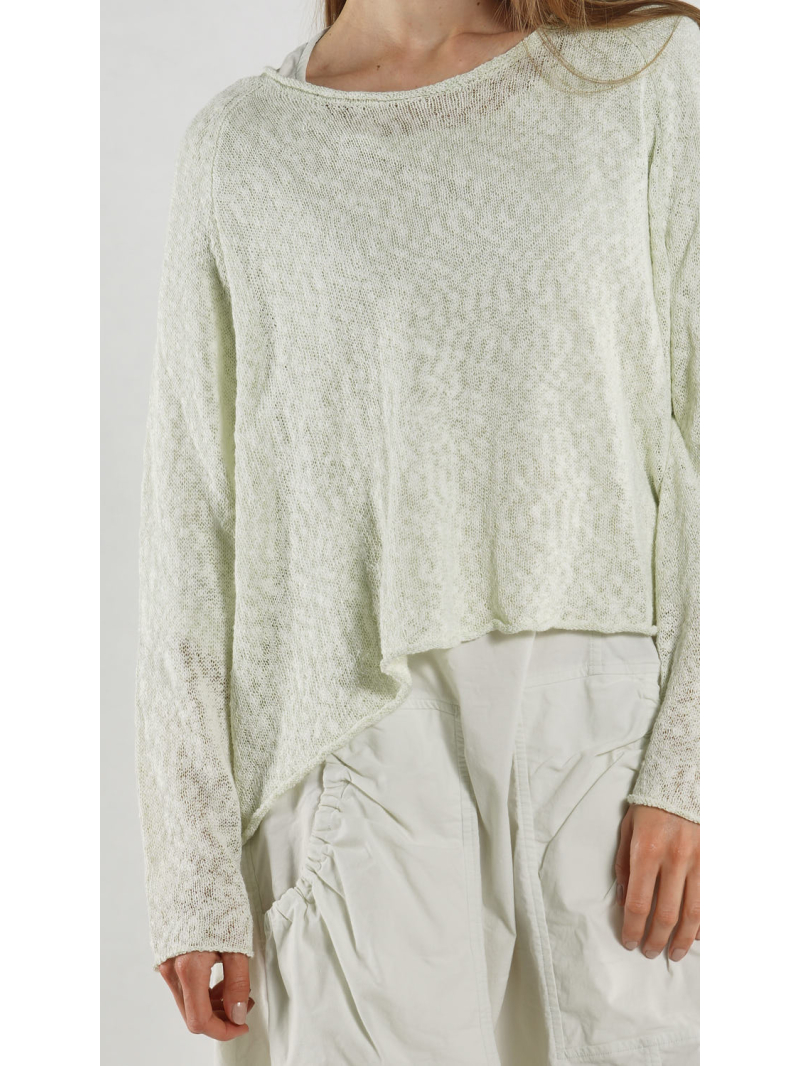 Rundholz Black Label - Kurzer Baumwoll Strick Pullover - 1263560701