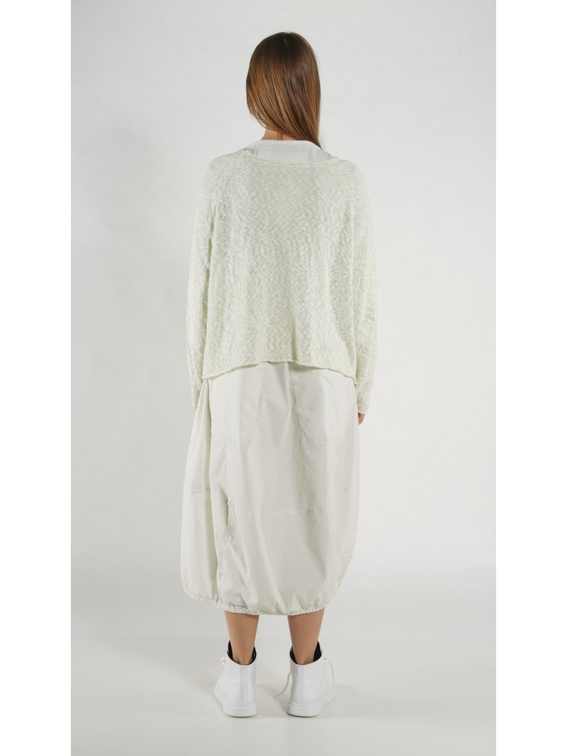 Rundholz Black Label - Kurzer Baumwoll Strick Pullover - 1263560701