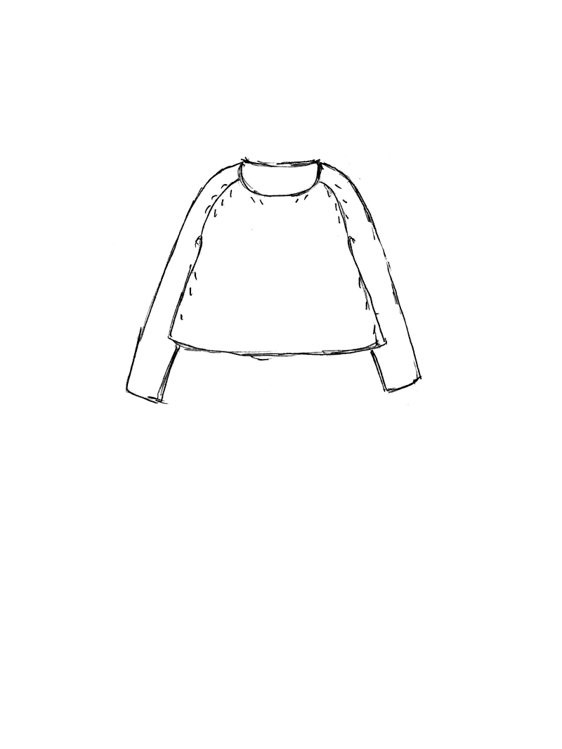 Rundholz Black Label - Kurzer Baumwoll Strick Pullover - 1263560701