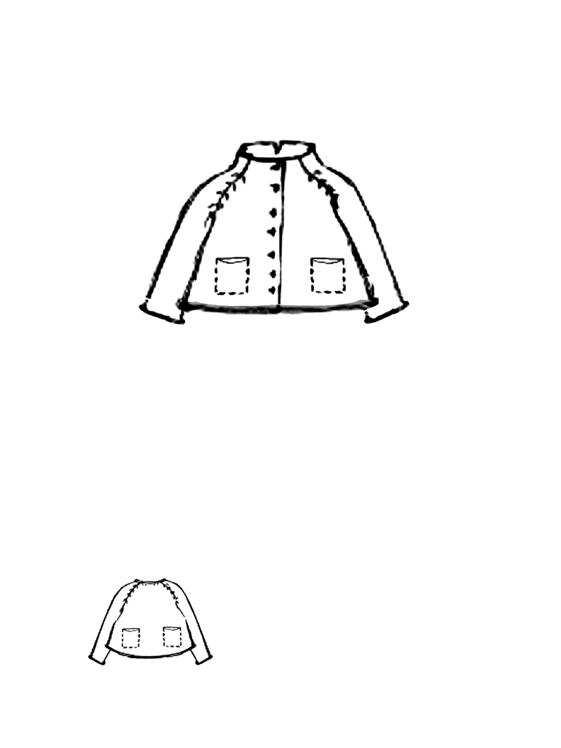 Rundholz Black Label - Schmale Baumwoll Strickjacke - 1263567103