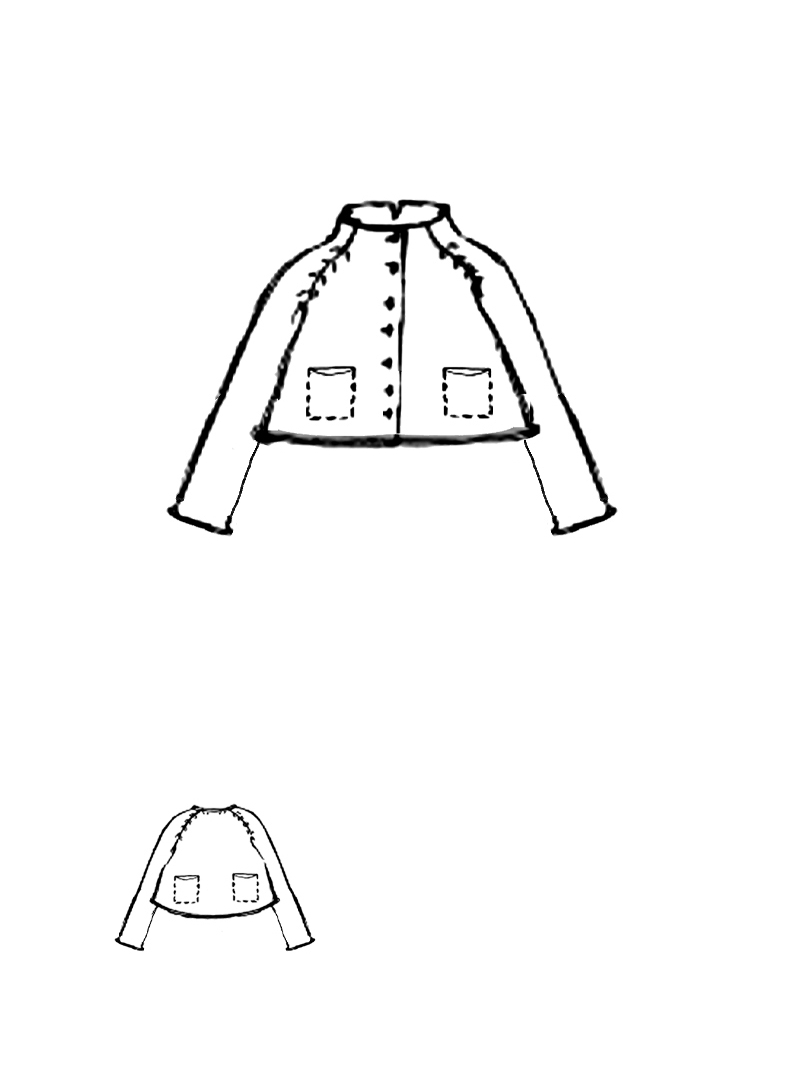 Rundholz Black Label - Lockere Baumwoll Strickjacke - 1263567113