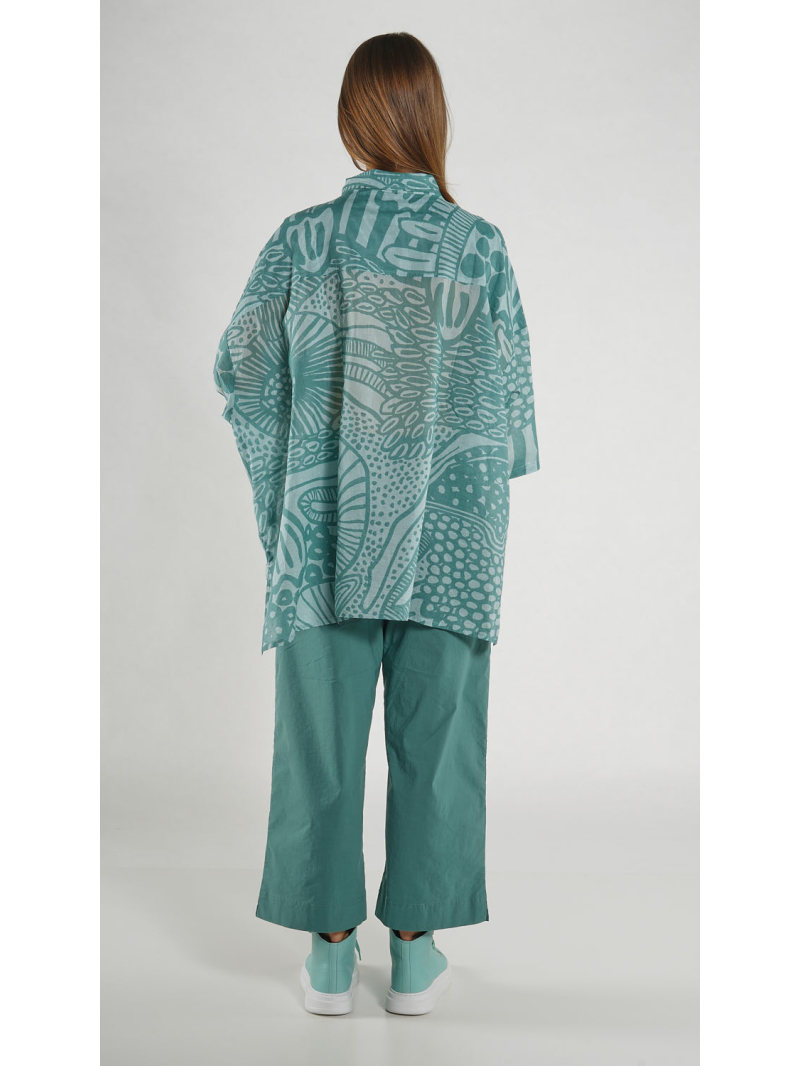 Rundholz Black Label - Oversize Baumwoll voile Bluse - 1263600404