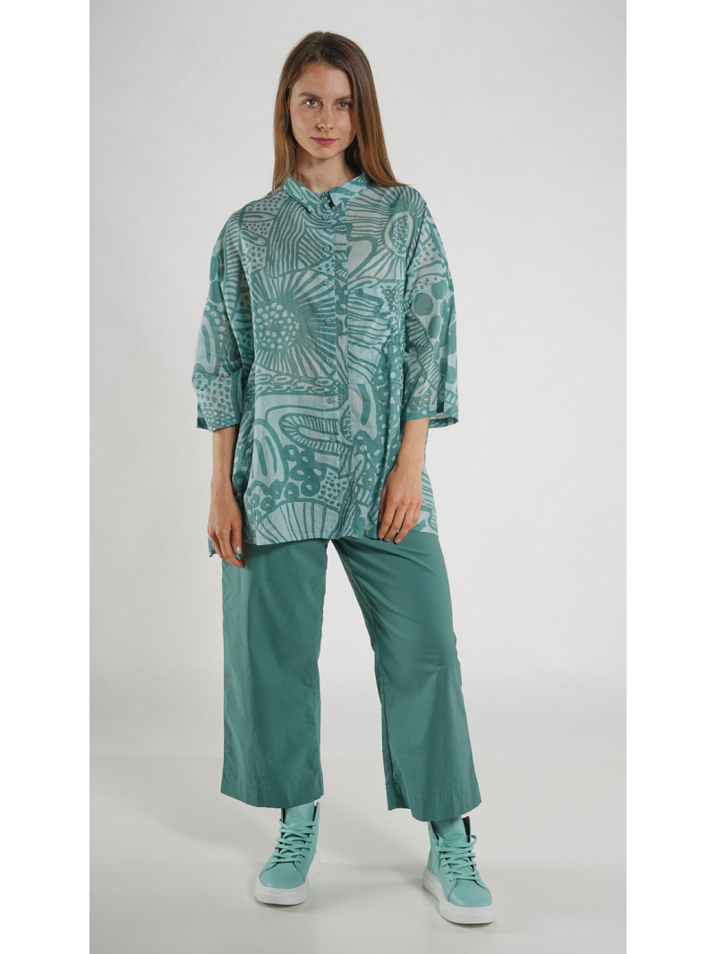 Rundholz Black Label - Oversize Baumwoll voile Bluse - 1263600404