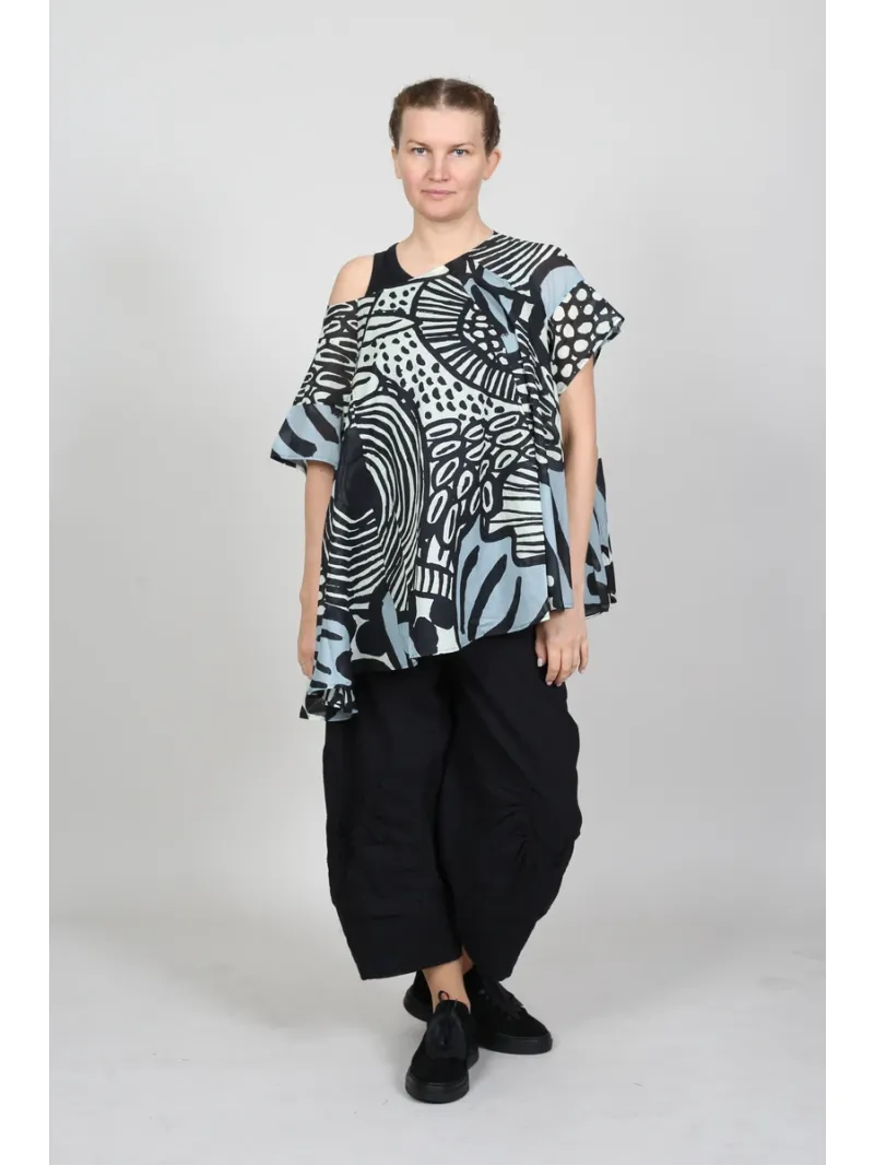 Rundholz Black Label - A-line T-shirt with round neck - 1263600505