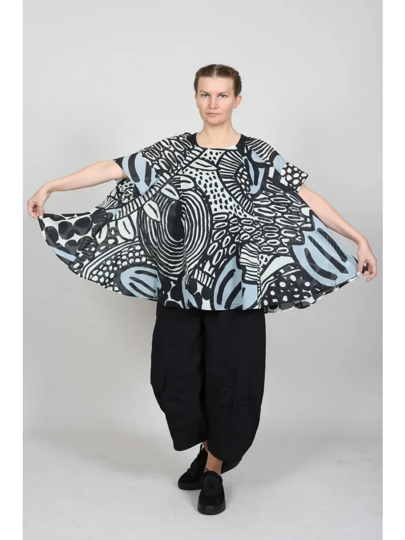 Rundholz Black Label - A-line T-shirt with round neck - 1263600505