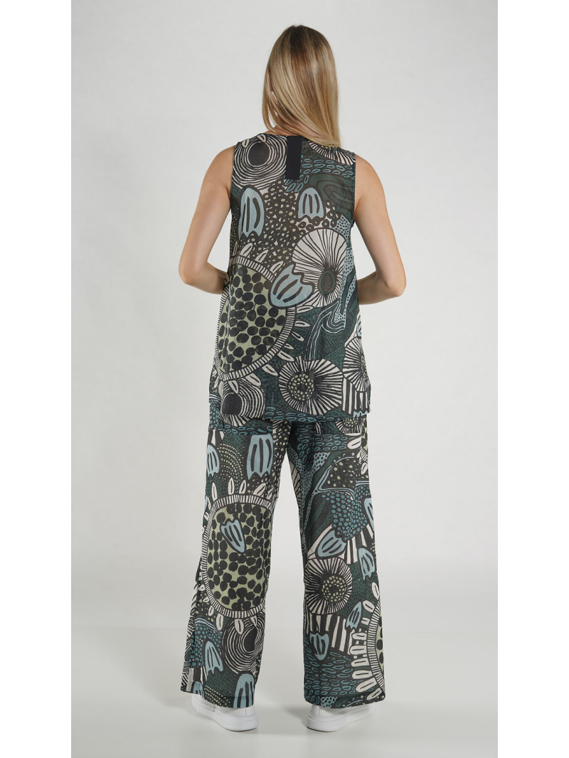 Rundholz Black Label - Ausgestelltes Baumwoll voile Top - 1263600802