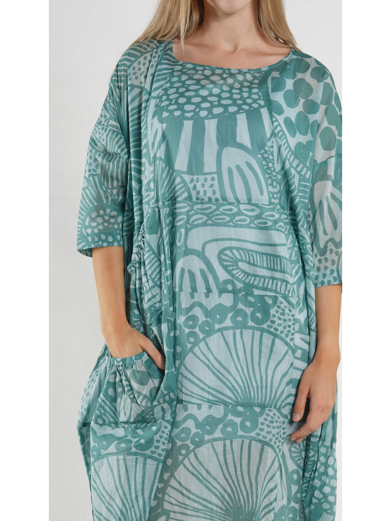 Rundholz Black Label - Oversize Baumwoll voile Kleid - 1263600906