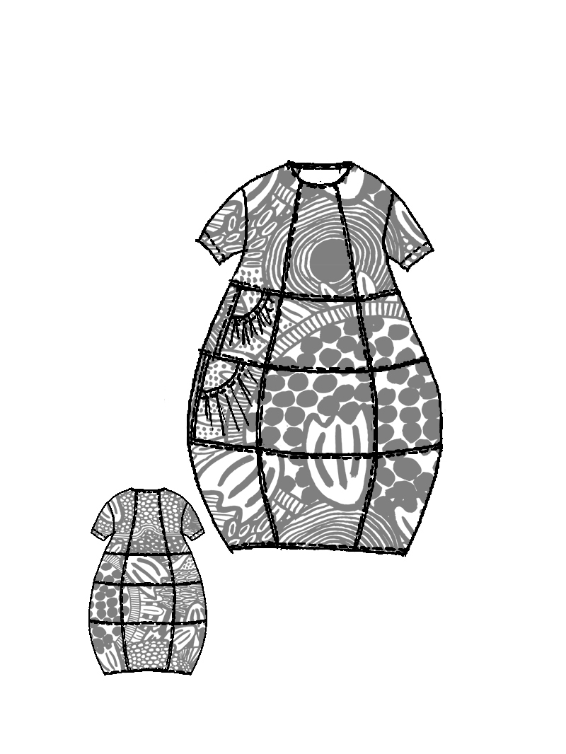 Rundholz Black Label - Oversize Baumwoll voile Kleid - 1263600906