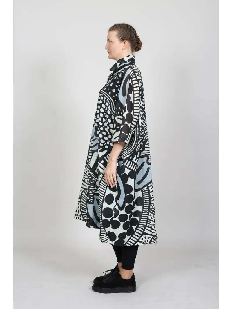 Rundholz Black Label - Flared cotton dress with details - 1263600907