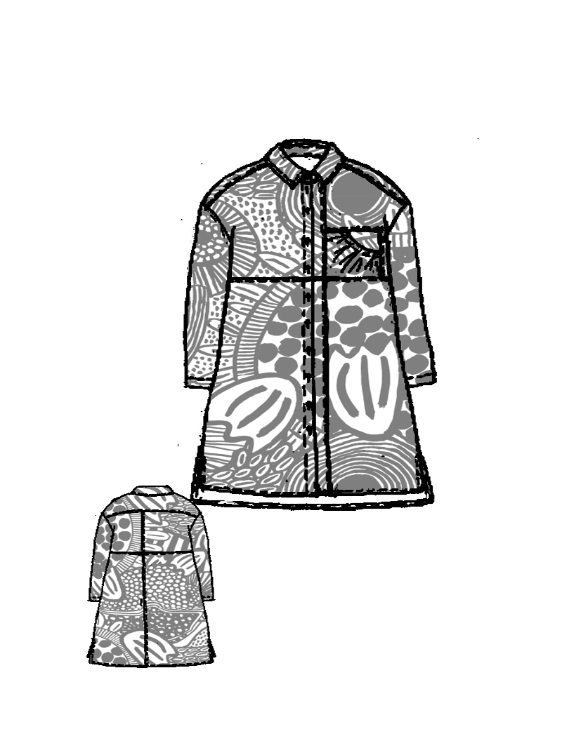 Rundholz Black Label - Weites Baumwoll voile Kleid - 1263600909