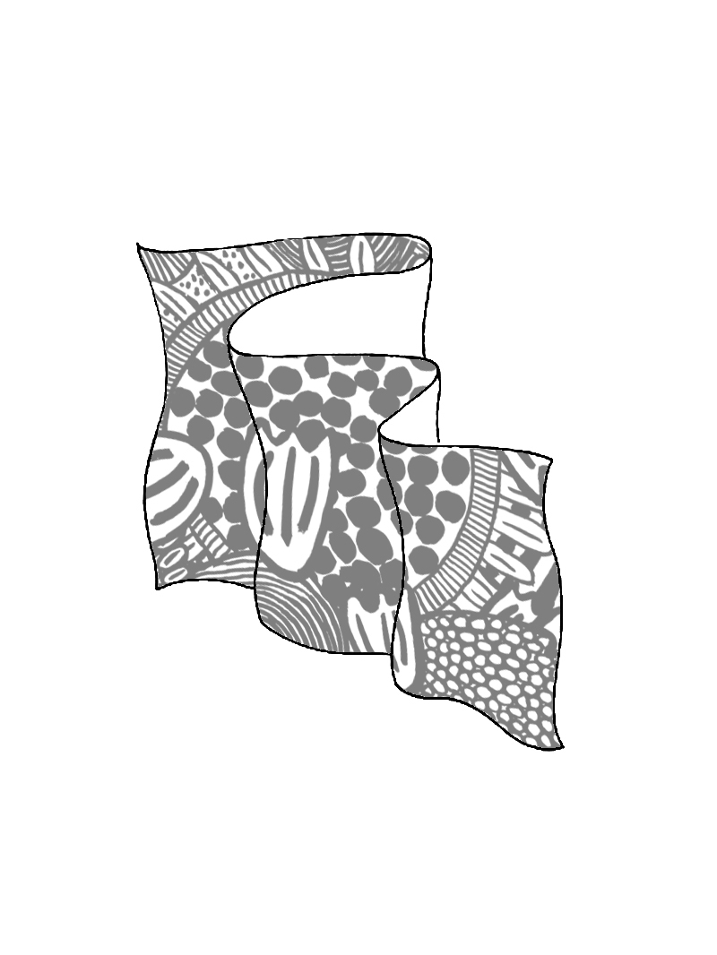 Rundholz Black Label - Baumwoll voile Schal - 1263601408