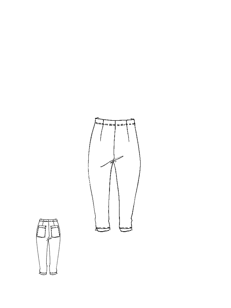 Rundholz Black Label - Schmale Cottonshape Hose - 1263630108