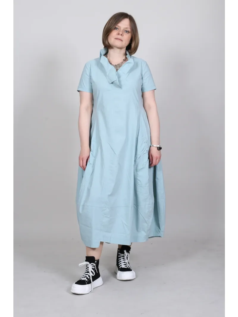 Rundholz Black Label - Flared dress with flounce collar - 1263630917