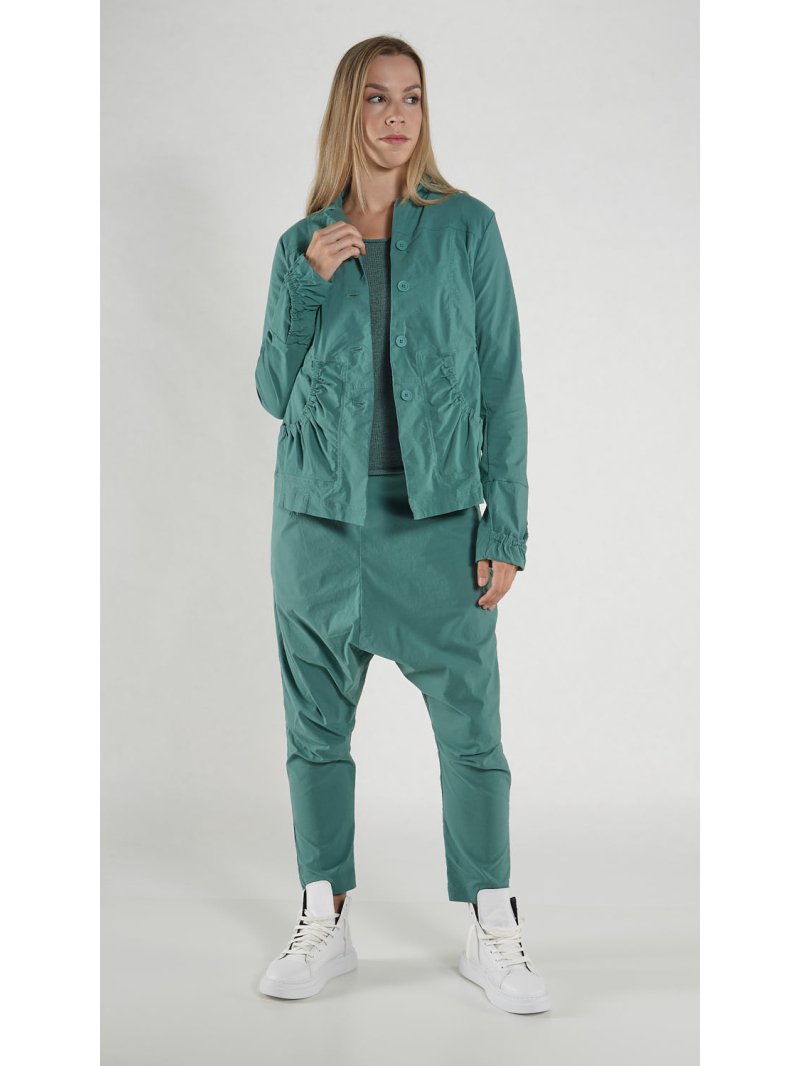 Rundholz Black Label - Gerade geschnittene Jacke mit Kräuselärmeln - 1263631110