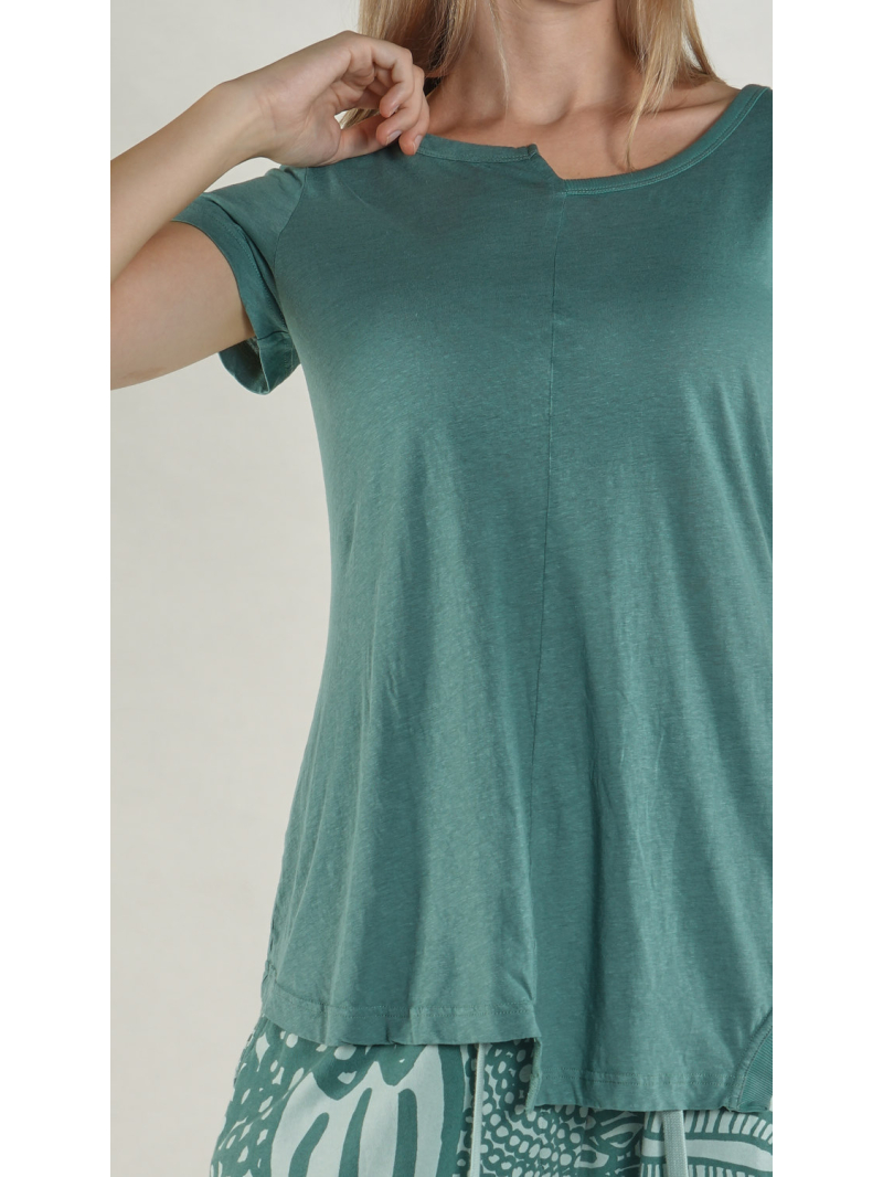 Rundholz Black Label - Tailliertes T-Shirt mit Asymmetrie - 1263650501