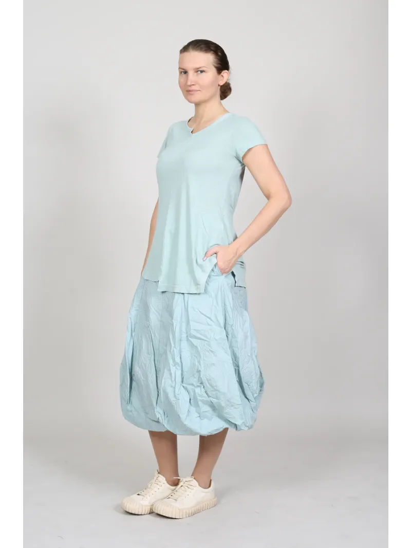 Rundholz Black Label - Tailliertes T-Shirt mit Asymmetrie - 1263650501