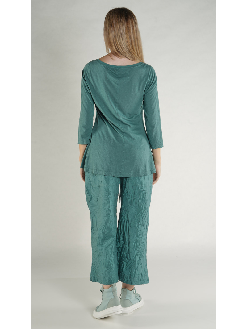 Rundholz Black Label - A-förmiges Baumwoll Leinen Shirt - 1263650508