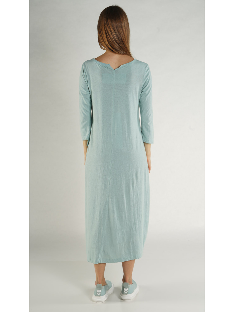 Rundholz Black Label - Ballonförmiges Baumwoll Leinen Kleid - 1263650904