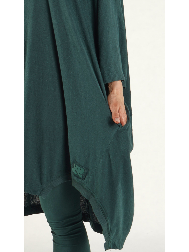 Rundholz Black Label - Oversize Baumwoll Leinen Kleid - 1263650905