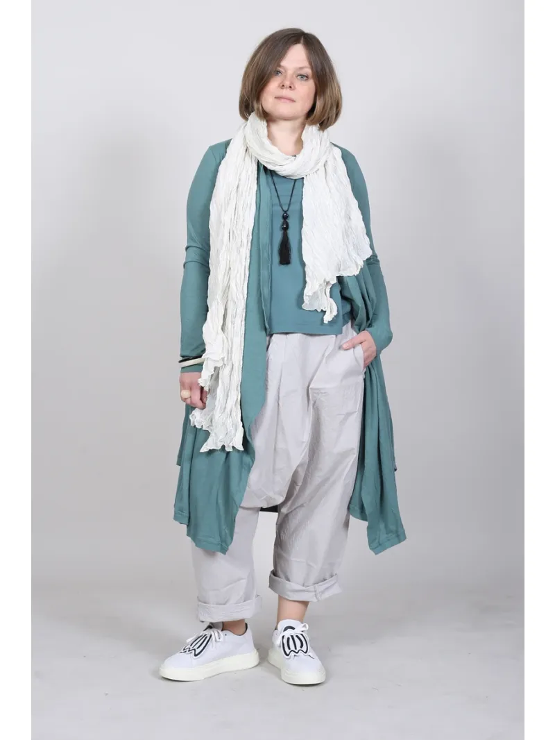 Rundholz Black Label - Flared linen-cotton coat - 1263651207