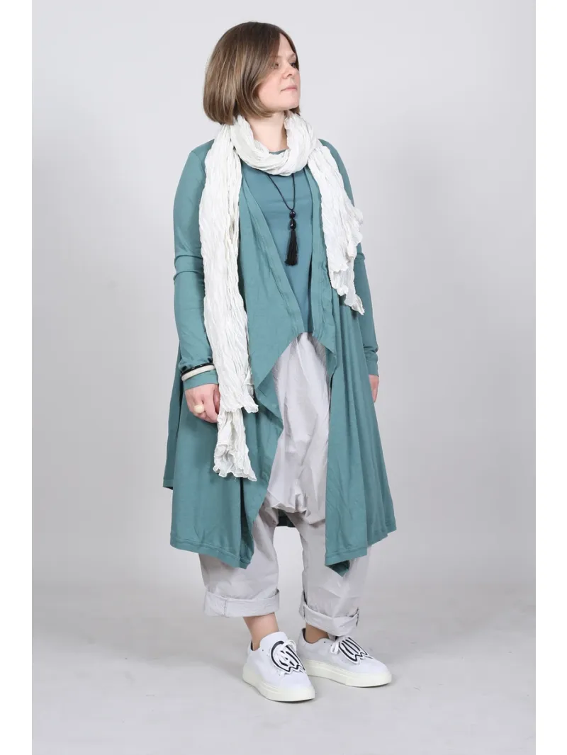 Rundholz Black Label - Flared linen-cotton coat - 1263651207