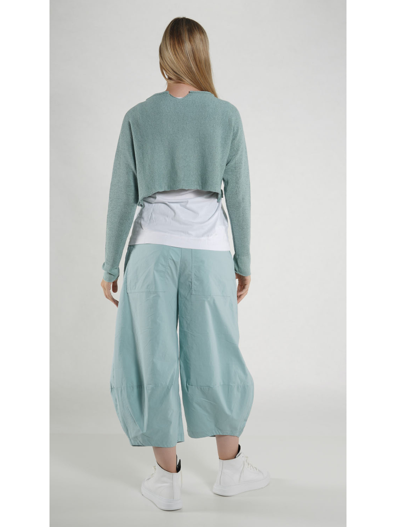 Rundholz Black Label - Kurzer Leinen Strick Pullover - 1263720706