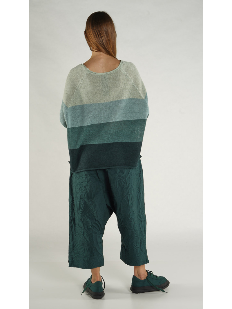 Rundholz Black Label - A-förmiger Leinen Strick Pullover - 1263720709