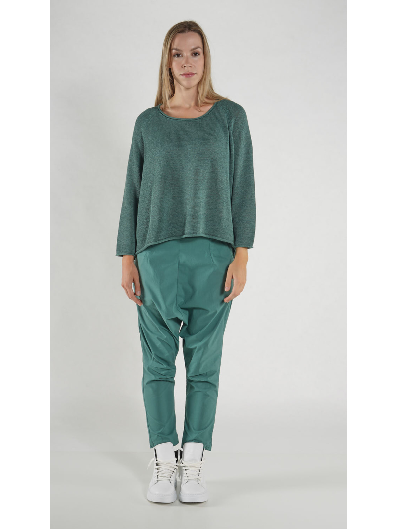 Rundholz Black Label - A-förmiger Leinen Strick Pullover - 1263720719