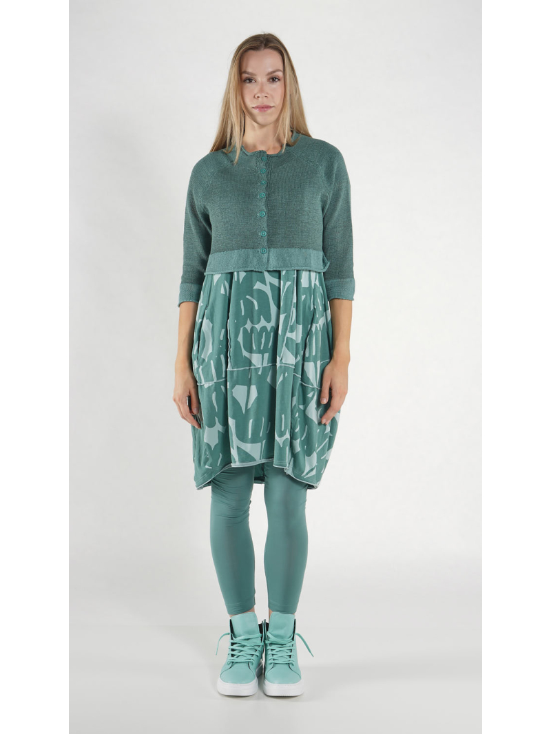 Rundholz Black Label - Schmale Leinen Strickjacke - 1263727107