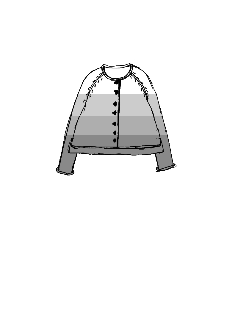 Rundholz Black Label - Weite Leinen Strickjacke - 1263727111