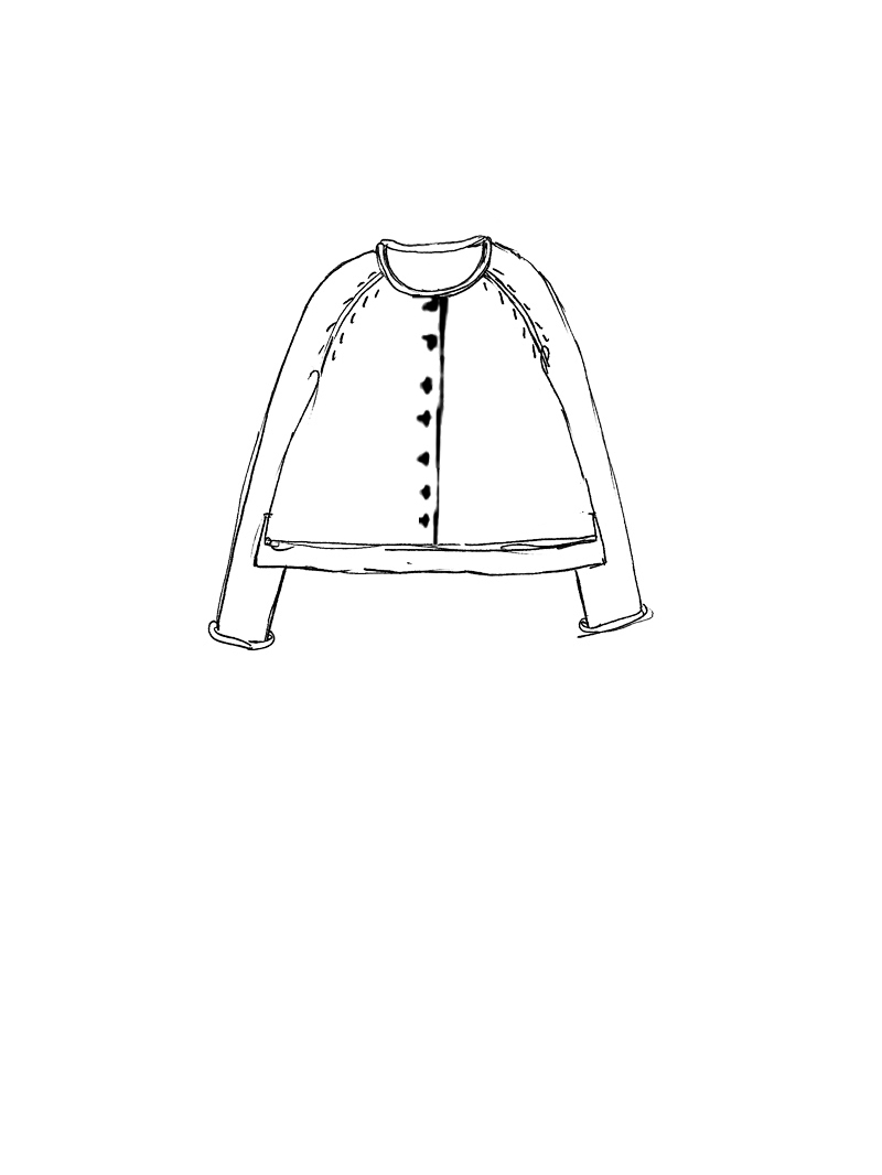 Rundholz Black Label - Weite Leinen Strickjacke - 1263727121